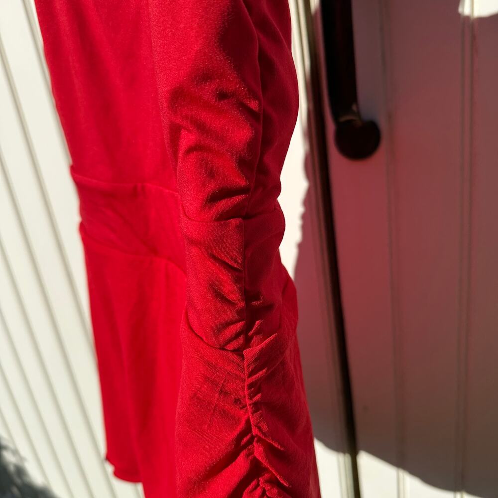 FP Movement Free People Little Bit of Love Skortsie Shortsie Winterberry Red XS - Picture 9 of 15